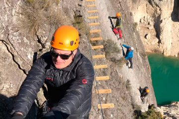 Vía ferrata Boca del Infierno en Sacedón